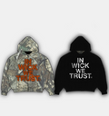"IN WICK WE TRUST" REVERSIBLE HOODIE